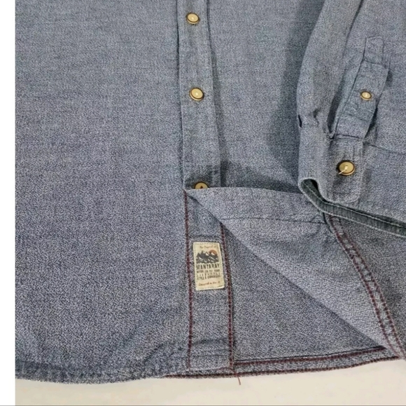 Debenhams Mantaray Long Sleeve Button Down Shirt Runs Big - Picture 3 of 6